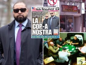 Li Cop is said to have sold his badge at Mafia Payroll 'to the Bonanno Crime Family': Officers of Justice