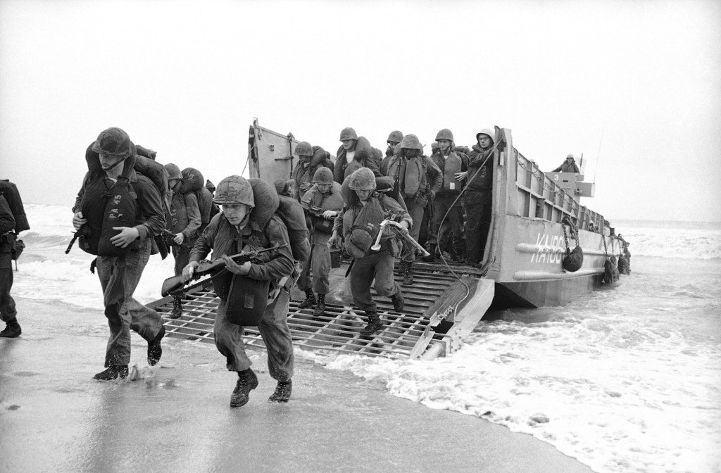 March 8, first U.S. combat troops arrive in Vietnam