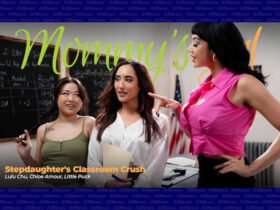 Stepdaughter's class in love! Chloe Amour stars in Mommy's Girl 3some