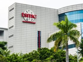 Taiwan Semiconductor Manufacturing Company (TSMC) plant in Tainan Science Park, Taiwan; TSMC is the world's largest dedicated independent (pure-play) semiconductor foundry.