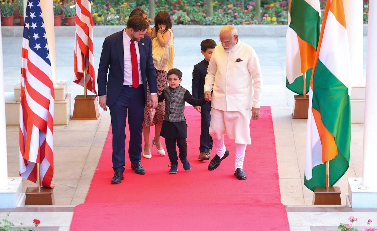 JD Vance Meets With PM Modi In Delhi