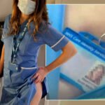 NHS nurse investigated after posing for explicit photos and filming sex tires for fans only in her uniform during work