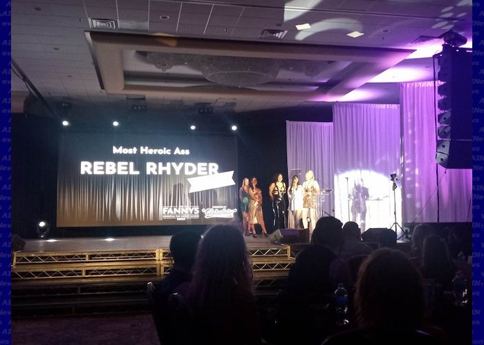 Rebel Rhyder wins 'most heroic ass' at Exxxotica Fan Choice Awards