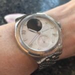 Withings ScanWatch Nova Brilliant on a woman's wrist