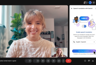 Google Meet Gemini translation
