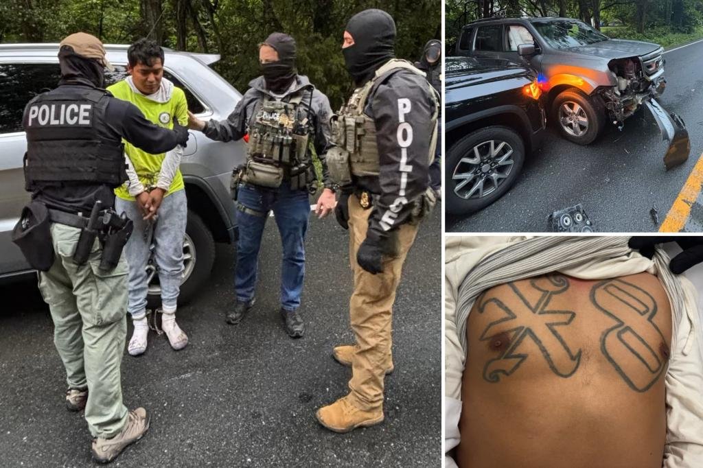 Ice Bustes Salvadoran Gangbanger of Violent 18th Street Gang after wild car -pursuit