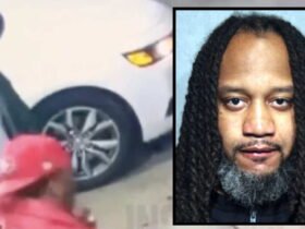 Man accused of murder seen in viral video