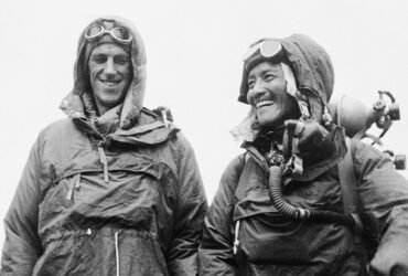 May 29, Hillary and Norgay first to summit Mount Everest