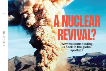 cover of science news magazine april issue