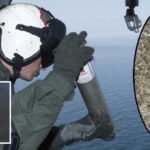 The lack of military 'pyrotechnic' rinses on Montrose Beach, there is still 3 missing in Lake Michigan