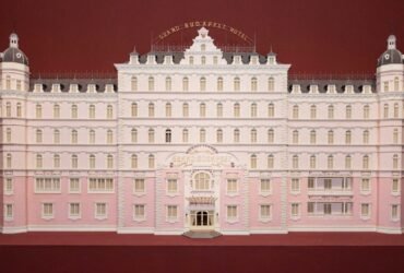 a model of a hotel used in the film 'The Grand Budapest Hotel'