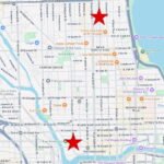 1 victim admitted to the hospital after Drive-by Paintball shooting in the Oude Stad, River North