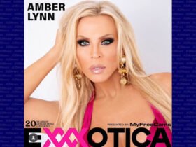 Adult film legend Amber Lynn appears at Exxxotics Miami