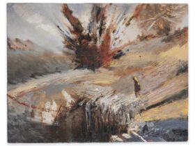 Ali Banisadr paints a world in disaster