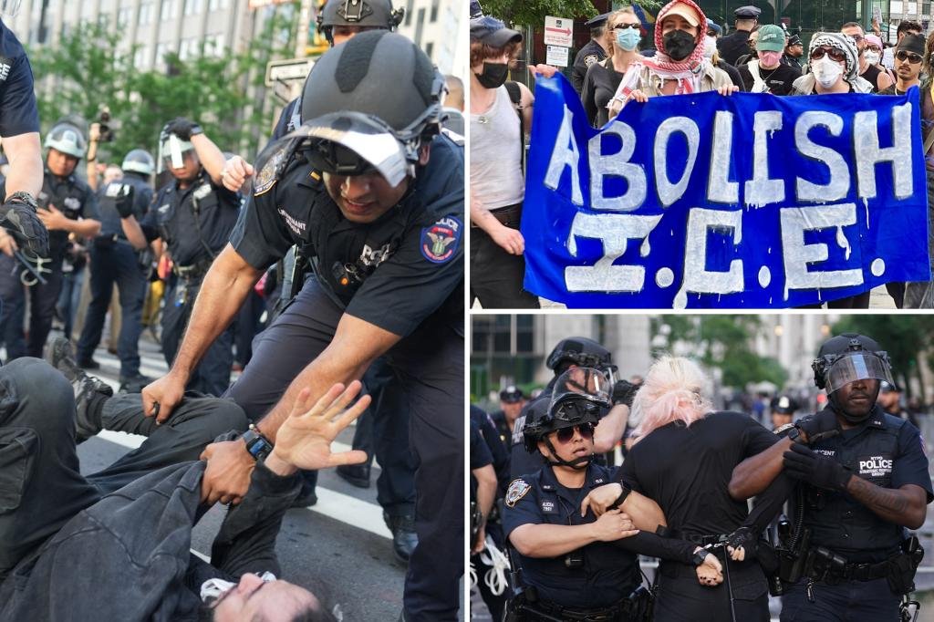 At least 15 arrested in NYC Anti-ed protest while thousands are taking to the streets