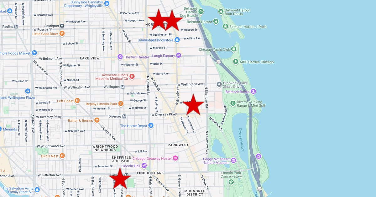 Depaul student under 4 robbed as a holdup crew sweeps over Lincoln Park, Boystown
