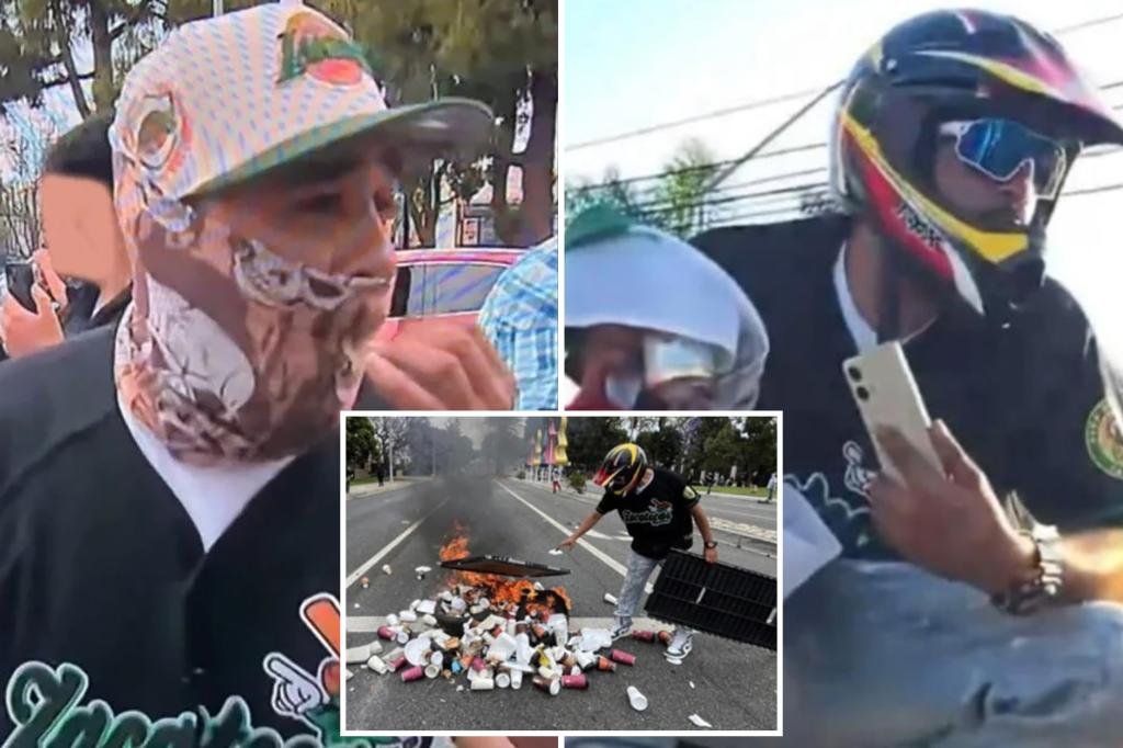 FBI chases masked La brute for swinging 'Cinderblock' rocks to federal officers during riots - AG Bondi warns: 'You can't hide