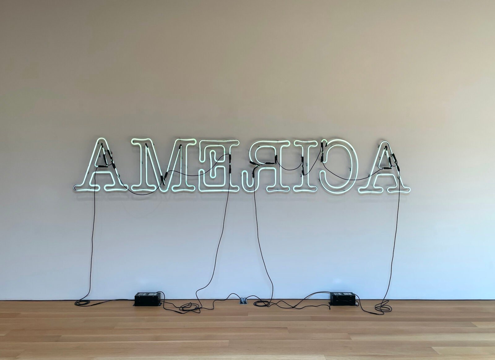 For Glenn Ligon there is language material