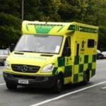 Girl taken to hospital after moped hits pram-pusher