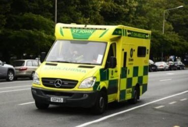 Girl taken to hospital after moped hits pram-pusher