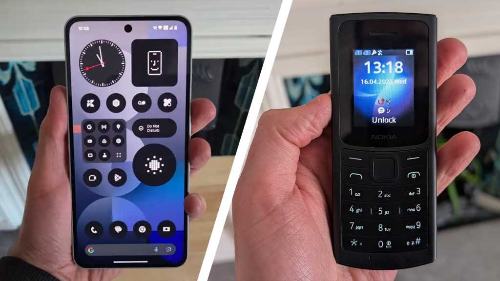 Nothing Phone (3a) Pro and Nokia 110