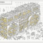 'Inside Information' Cutaway - Diagrams by Dorothy Dig in the entries of pop culture icons - Kolossal