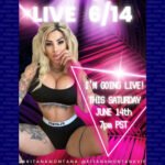 Kitana Montana invites fans to participate in the pleasure in live only fans show on June 14