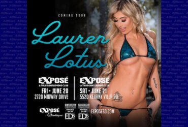 Lauren Lotus with both exhibition Gentlemen's clubs San Diego