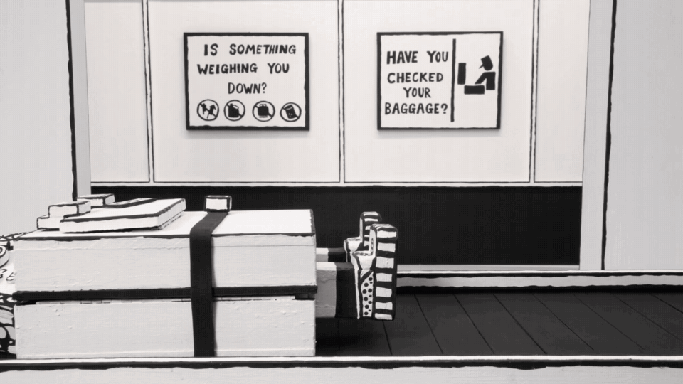 Lucy Davidson's Stop-Motion Animation 'Luggage' travels through an 'insecurity inspection' colossal