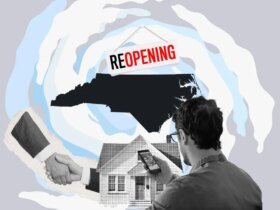 reopening-of-a-real-estate-agency-in-North-Carolina-following-damage-from-Hurricane-Helene