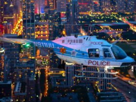Police helicopter helps agents to find 4 suspects after armed theft claims at least 14 victims