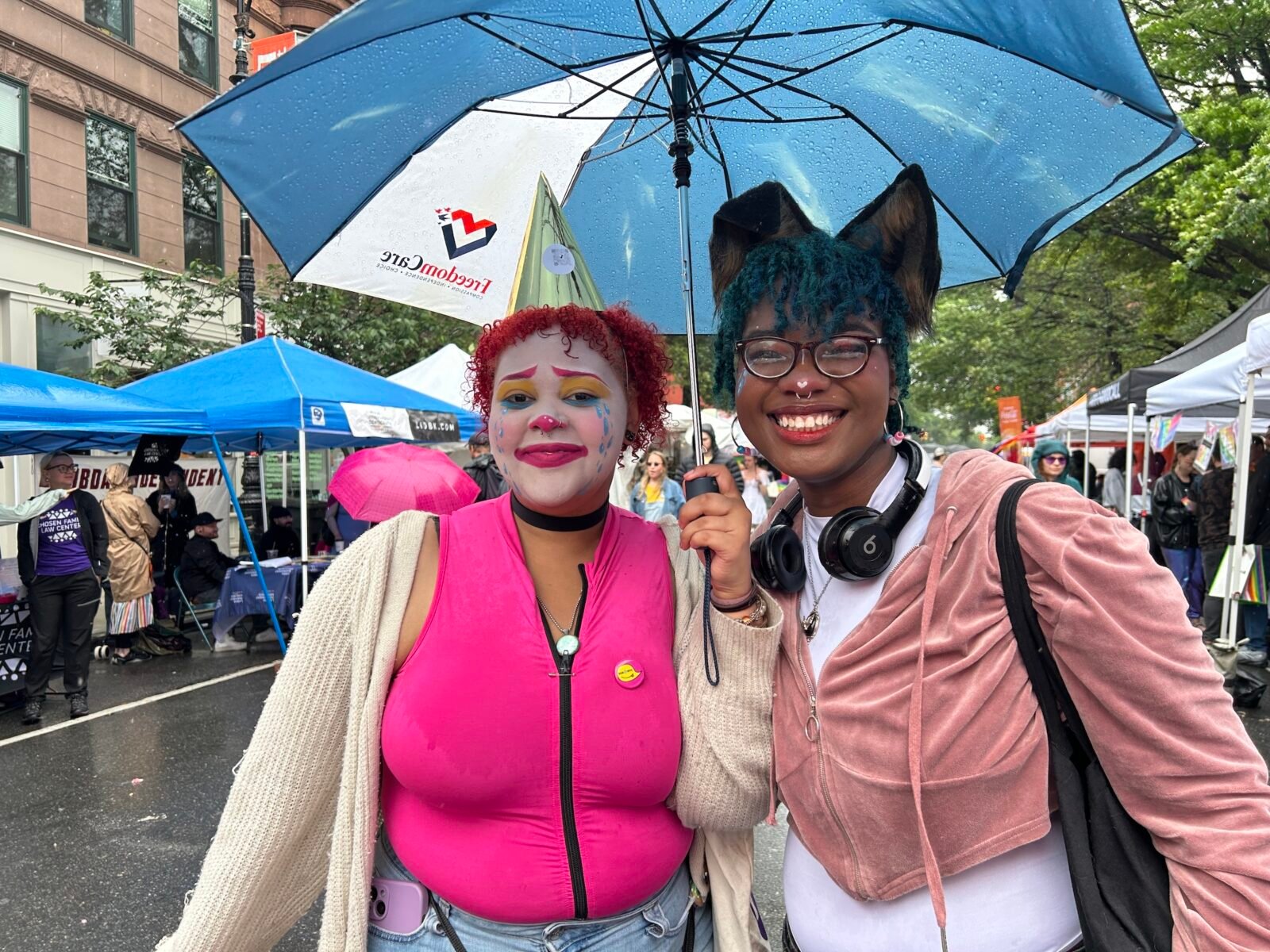 Rain could not dampen the spirit of Brooklyn Pride