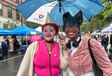 Rain could not dampen the spirit of Brooklyn Pride