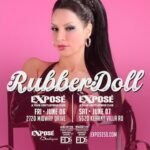 Rubber doll with both Exposé Gentlemen's clubs San Diego