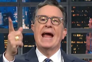 Stephen Colbert Spots 1 Word Trump's Too 'Embarrassed' To Say