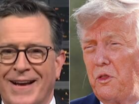 Stephen Colbert Spots Awkward Moment Between Trump And Melania