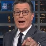 Stephen Colbert Watches Trump Struggle With Easy Question