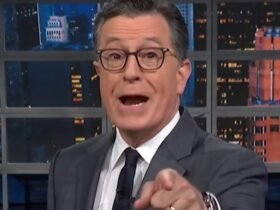 Stephen Colbert Watches Trump Struggle With Easy Question