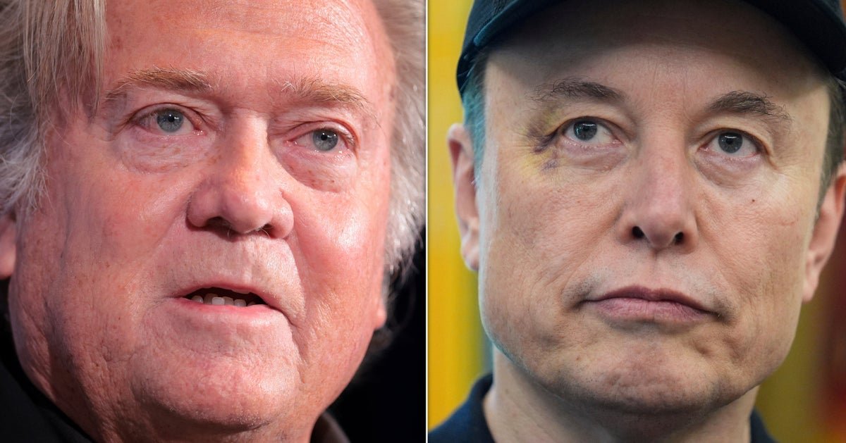 Steve Bannon Calls Elon Musk ‘National Security Issue'