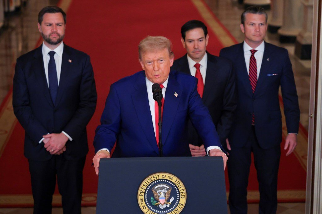 Trump addresses nation after US strikes Iran
