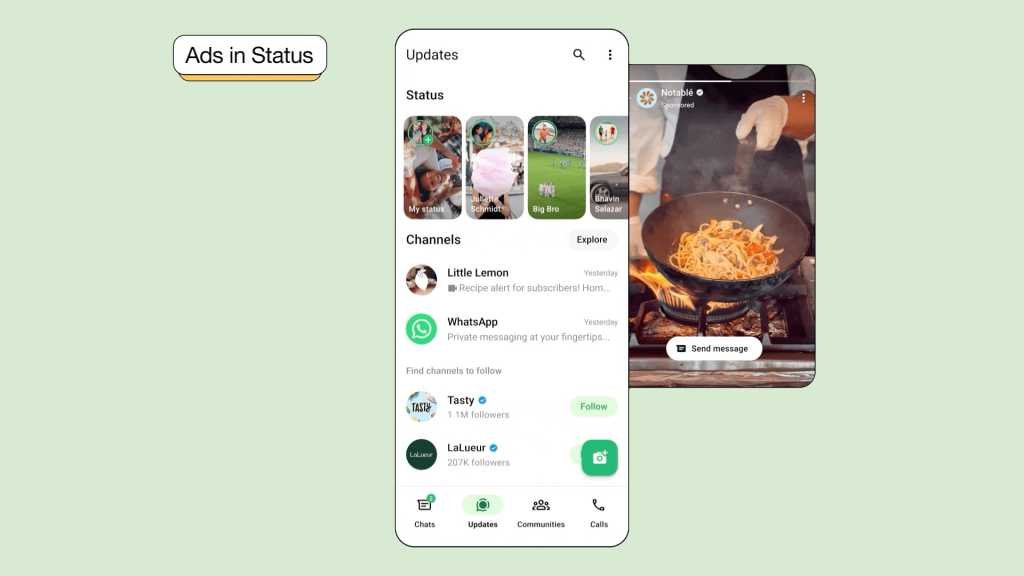 WhatsApp confirmed that he will get advertisements